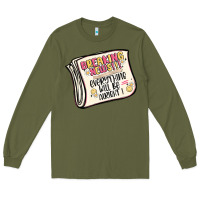 Army Green breaking news everything will be alright Long Sleeve Tee - MaliasSmallBusiness