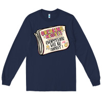 Navy breaking news everything will be alright Long Sleeve Tee - MaliasSmallBusiness