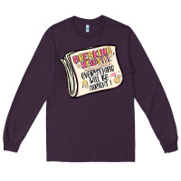 Plum breaking news everything will be alright Long Sleeve Tee - MaliasSmallBusiness