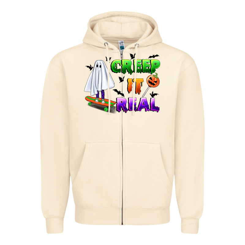 Creep It Real Zipper Hoodie by BundleAndBundleShop | Teevron