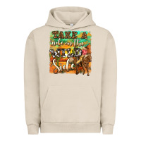 Pigment French Oak take a ride on the wild side Urban Hoodie - OliviaCreatesArt
