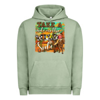 Pigment Oil Green take a ride on the wild side Urban Hoodie - OliviaCreatesArt