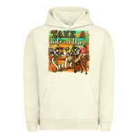 Pigment Pistachio take a ride on the wild side Urban Hoodie - OliviaCreatesArt