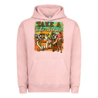 Pigment Salmon take a ride on the wild side Urban Hoodie - OliviaCreatesArt