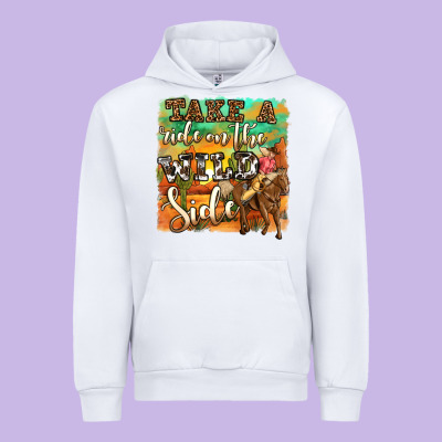 Take A Ride On The Wild Side Urban Hoodie Designed By Oliviacreatesart