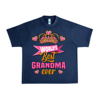 Navy world's best grandma ever Urban Heavy Tee - Jasminsmagicworld