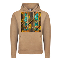 Vintage Coffee aztec and sunflowers Vintage Hoodie - BundleAndBundleShop