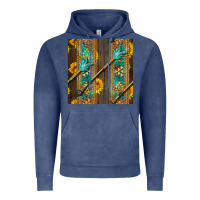 Vintage Denim aztec and sunflowers Vintage Hoodie - BundleAndBundleShop