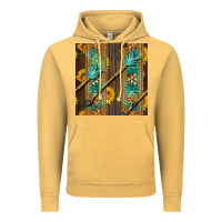 Vintage Mustard aztec and sunflowers Vintage Hoodie - BundleAndBundleShop