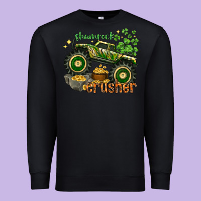 Shamrock Crusher Premium Sweatshirt Designed By Nancycooperartshop