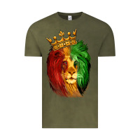 Vintage Olive Juneteenth Lion King Vintage Tee - LillyAllenDesigns