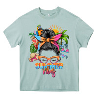 Arona summer vibes messy bun Heavy Core Tee - Zillion Design Studio