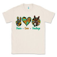 Natural Peace Love Donkeys Classic Tee - Jasminsmagicworld