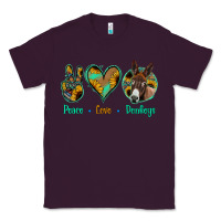 Plum Peace Love Donkeys Classic Tee - Jasminsmagicworld