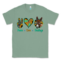 Sage Peace Love Donkeys Classic Tee - Jasminsmagicworld