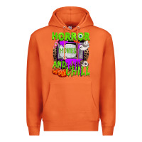 Carrot Horror movies and chill Premium Hoodie - NancyCooperArtShop