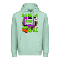 Seafoam Horror movies and chill Premium Hoodie - NancyCooperArtShop
