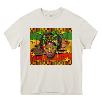 Cream juneteenth black women  tumbler Heavy Core Tee - BarkalooDesign