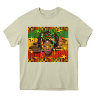 Mossy juneteenth black women  tumbler Heavy Core Tee - BarkalooDesign