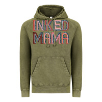 Vintage Olive inked mama Vintage Hoodie - JahusDesignShop