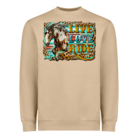 Mushroom live love ride horse Heavyweight Sweatshirt - LillyAllenDesigns