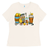 Bone lacrosse coffee cups Ladies Tee - Zillion Design Studio