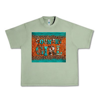 Oil Green country girl Urban Heavy Tee - BarkalooDesign
