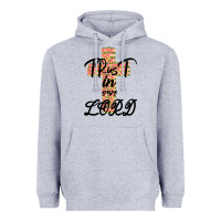 Heather Grey Trust In The Lord Heavyweight Hoodie - Bettercallsaul