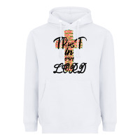 White Trust In The Lord Heavyweight Hoodie - Bettercallsaul