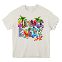 Cream summer break Heavy Core Tee - Zillion Design Studio