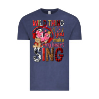 Vintage Denim wild thing you make my heart sing Vintage Tee - NancyCooperArtShop