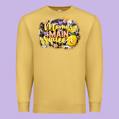 Mama's Main Squeeze Premium Sweatshirt Designed By Nancycooperartshop