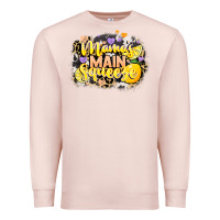 Pale Pink Mama's main squeeze Premium Sweatshirt - NancyCooperArtShop