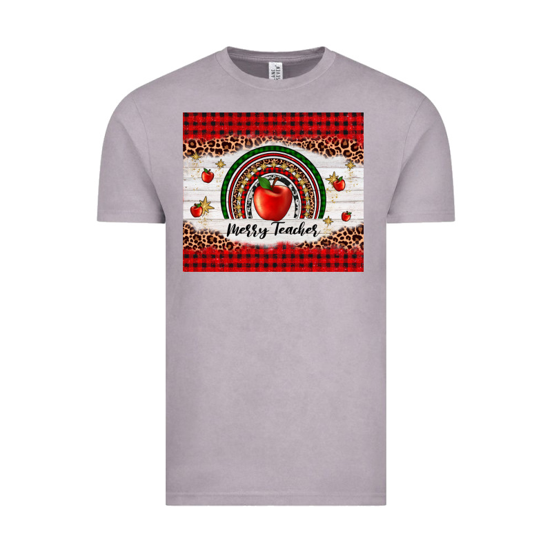Merry Teacher Vintage Tee by AdoDesignShop | Teevron