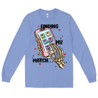 Colony Blue finding my match Long Sleeve Tee - MaliasSmallBusiness