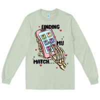 Matcha finding my match Long Sleeve Tee - MaliasSmallBusiness