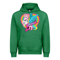 Emerald pride lgbtq unicorn Urban Hoodie - OliviaCreatesArt