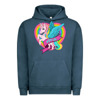 Pigment Midnight Navy pride lgbtq unicorn Urban Hoodie - OliviaCreatesArt