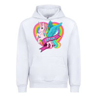 White pride lgbtq unicorn Urban Hoodie - OliviaCreatesArt