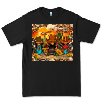 Black western gnomies Premium Tee - FaDigitalArtStudio