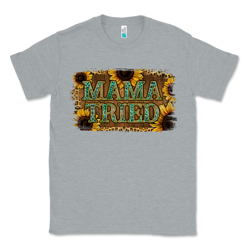 Sunflower Leopard Mama Tried Classic Tee by Jasminsmagicworld | Teevron