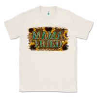 Natural Sunflower Leopard Mama Tried Classic Tee - Jasminsmagicworld