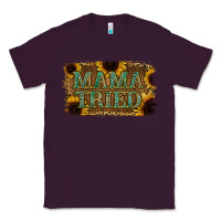Plum Sunflower Leopard Mama Tried Classic Tee - Jasminsmagicworld