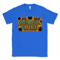 True Royal Sunflower Leopard Mama Tried Classic Tee - Jasminsmagicworld
