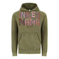 Vintage Olive inked mama Vintage Hoodie - JahusDesignShop