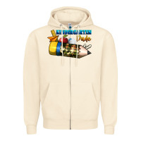 Sandshell kindergarten dude Zipper Hoodie - BundleAndBundleShop