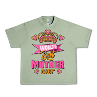 Oil Green world's best mother ever Urban Heavy Tee - Jasminsmagicworld