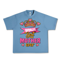Pebble Blue world's best mother ever Urban Heavy Tee - Jasminsmagicworld