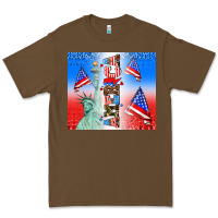 Cacao american flag  and america Premium Tee - AdoDesignShop