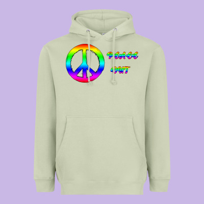 Peace Out Heavyweight Hoodie Designed By Bettercallsaul